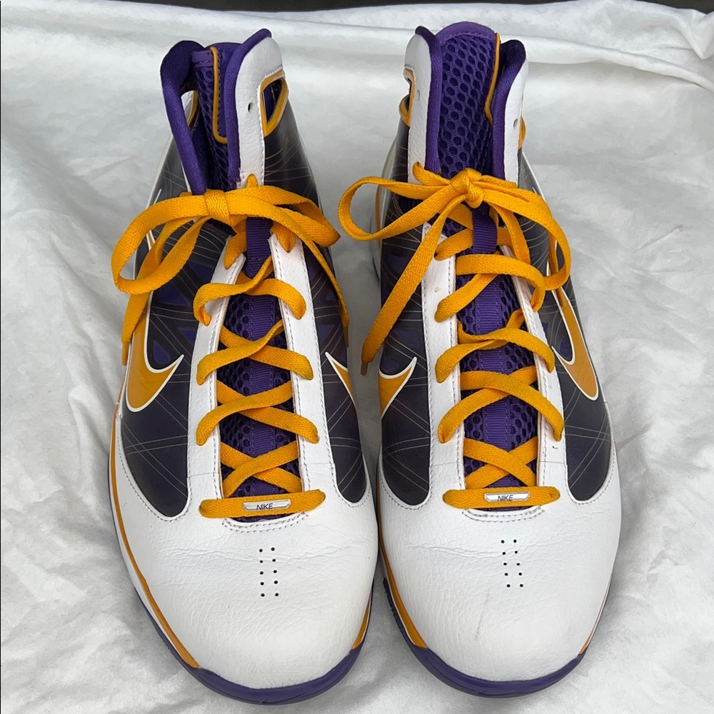 Nike Purple and Yellow Sneakers